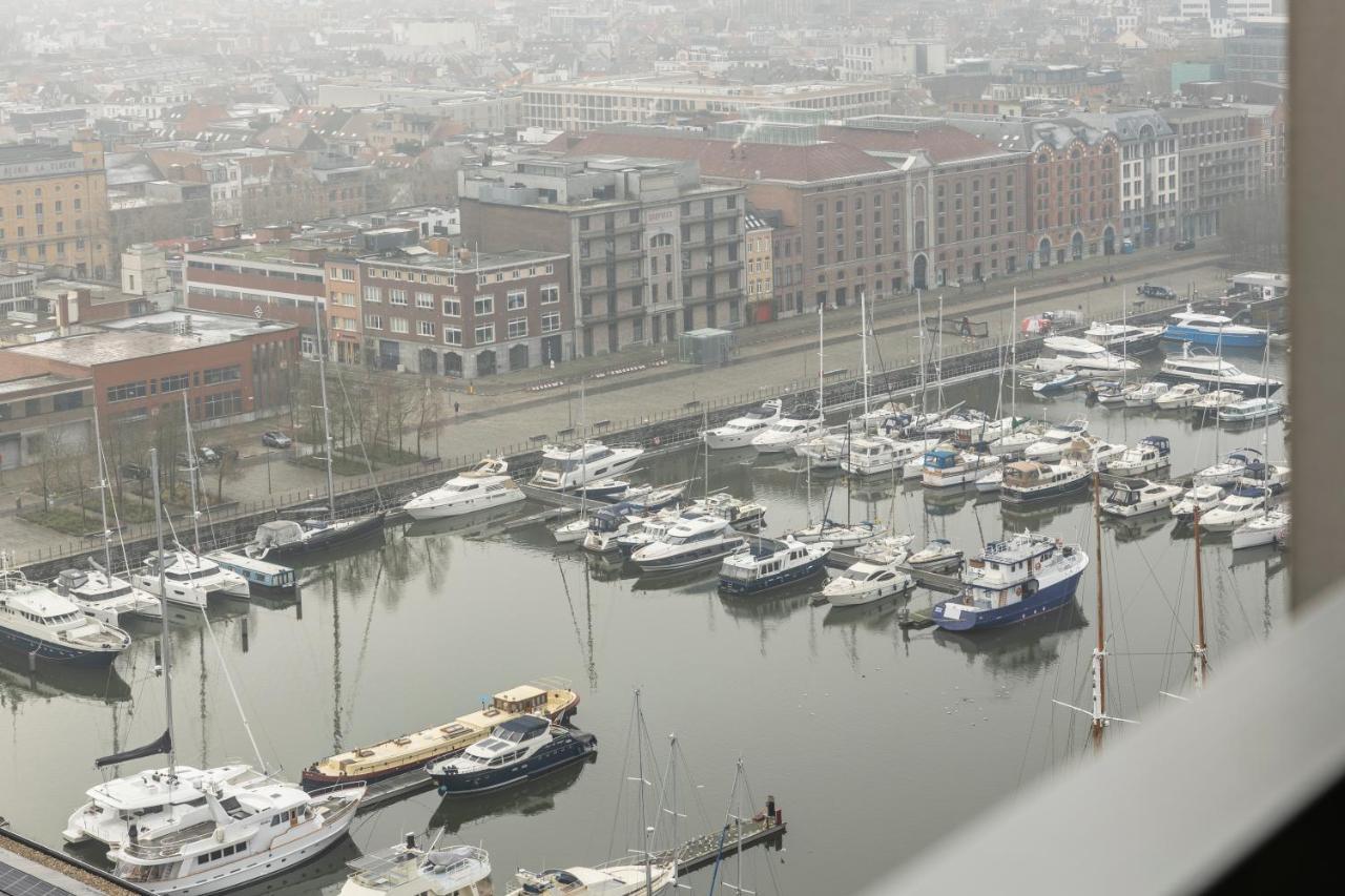 Uniek Appartement - Mooiste En Hoogste Uitzicht Op Antwerpen! - Incl Gratis Parking Exterior photo